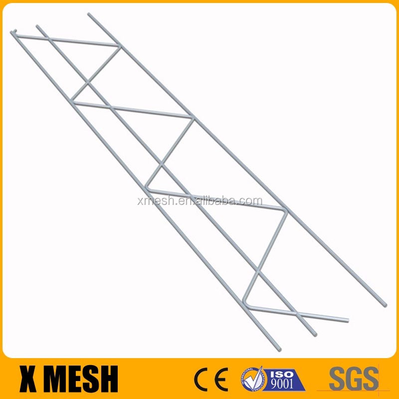 Hot Galvanized Steel Wire Truss Mesh reinforcement for masonry wall construction