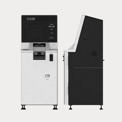 Máquina de depósito en efectivo y monedas para supermercados