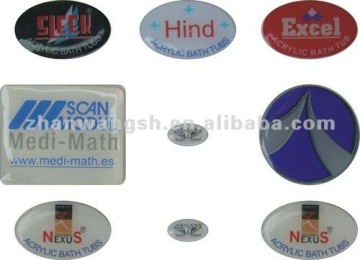 Epoxy Dome Stickers