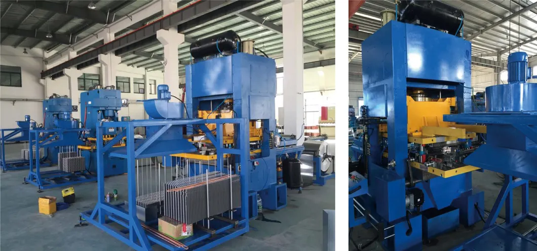 高精度フィンプレスパンチングマシン自動生産ライン