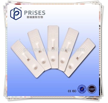 urine style cassette of pregnancy test for human chorionic gonadotropin