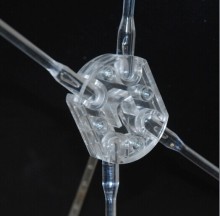 Crystal tabletop hat display