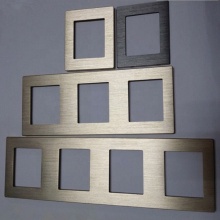 Metal Aluminum Alloy Wall Switch Socket Accessories and Panels