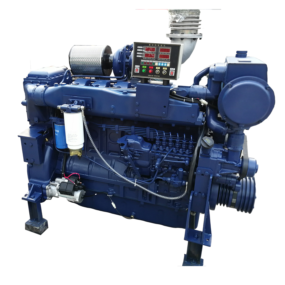 Auxiliary 150kva water cooled marine diesel generator set