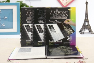 magic paper engraving art paper rainbow scratch paper