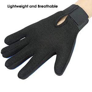 Brighthomey Pet Gloves Pet Grooming Glove, Hair Remover Brush, Gentle Deshedding Efficient Pet Mitt Pet Massage Gloves