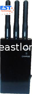 Wifi 3g 30dbm Portable Cell Phone Jammer / Blocker Est-808he For Custom