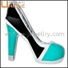 Shoe shaped floating charms jewelry wholesale