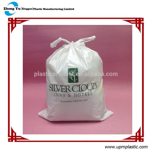 Customer Design Hotel LDPE Plastic Laundry Bag