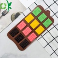 Mini molde de silicone em forma de waffle