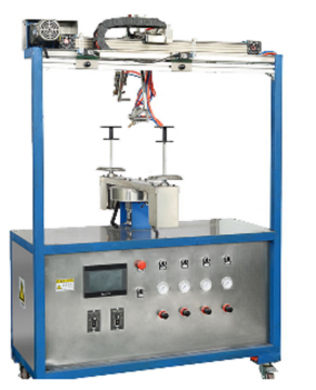 Electrical alternate rotating painting machine