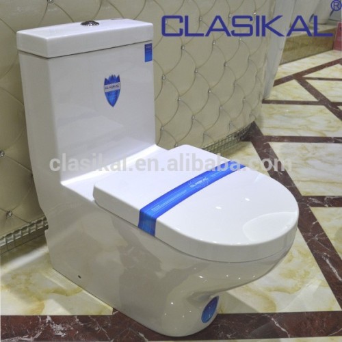 CLASIKAL ceramic washdown one piece toilet,small bathroom toilet,sanitary ware toilet