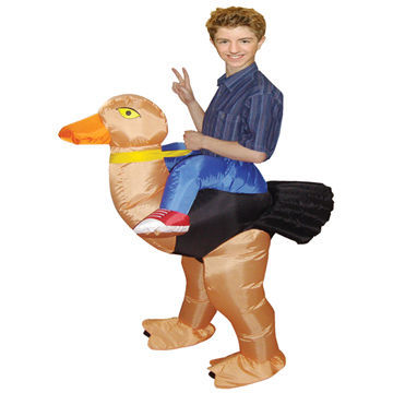 Ostrich Inflatable Costume, Made of Nylon