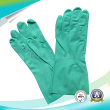 Waterproof Anti Acid Exam Garden Blue Nitrile Gloves with High Quality
