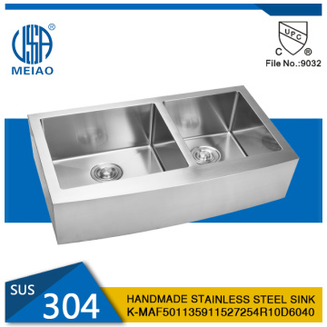 Stainless Steel Apron Front Front Row Bowl Powl