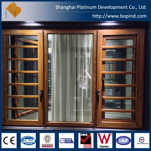 Australia Standard Aluminium Window with Double Glass