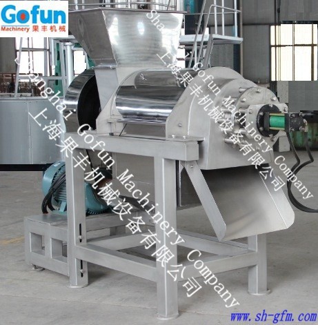 Stainless Steel Screw Type Fruit Juice Extraction Machine