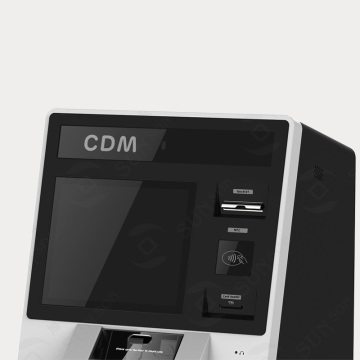 Standalone Cash and Coin Deposit CDM self service terminal for Financial Institute