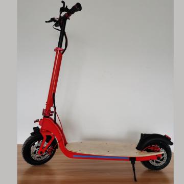 Custom Red Maple Board Electric Scooter