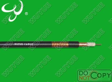 CCTV CATV rg6 coax cable with black PVC