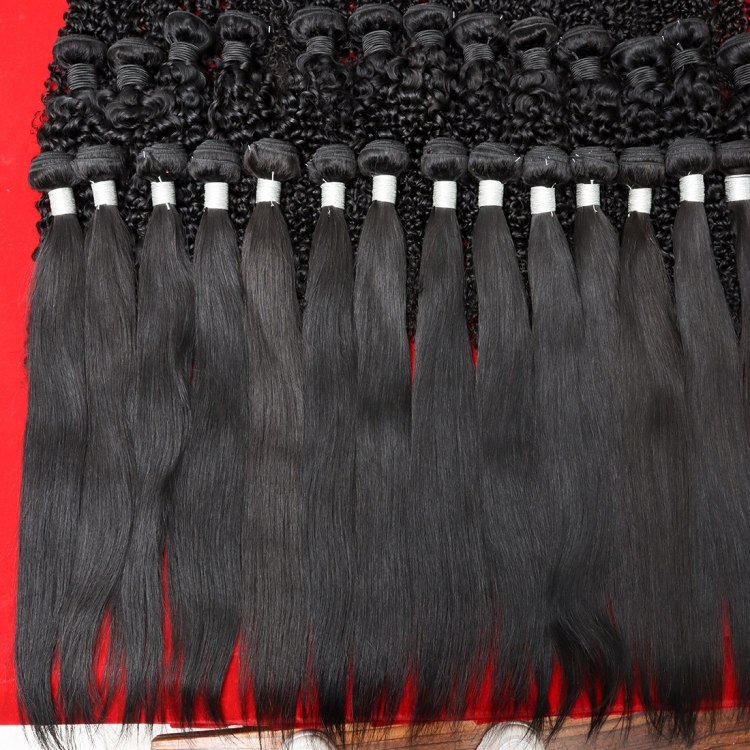 8a grade straight 40 inch Wholesale price Human Hair  Cuticle Aligned Hair Free Sample Silky Brazilian Hair Bundle