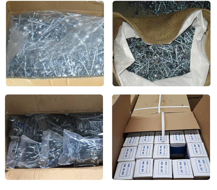 wholesales galvanized roofing nails with rubber