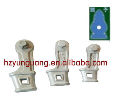 wedge type pulling line strain clamp/guy wire fitting/electric power line fitting