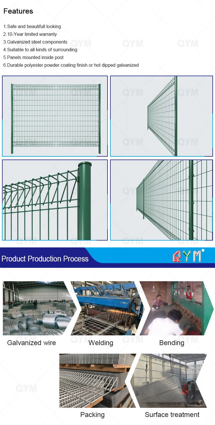 Roll Top Mesh Fence Panels Brc Welded Wire Mesh Fence