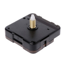 Non-Ticking Clock Mechanism with Push-On Mounting and Bushing for Crafts