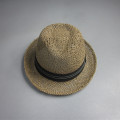 Chapeau de paille de Style Fedora classique hommes