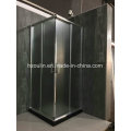 Square Shower Room with Fabric Glass
