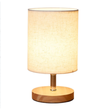 Lámpara de luz de escritorio de madera