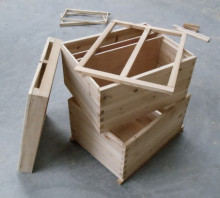 Wood Langstroth beehive from China