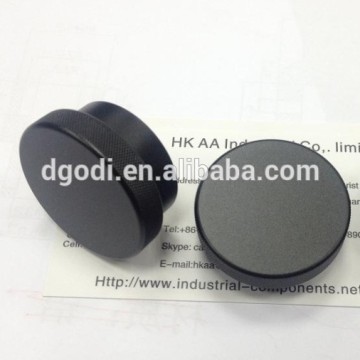 black anodize aluminum volume knobs, audio control knobs, electronic aluminum knob