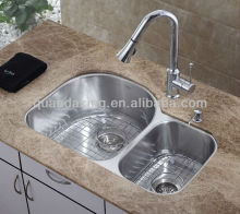 Simple Counter Under Mount Stainless Steel Kitchen Sink Decor