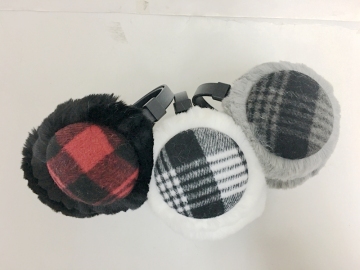 Grid Parttern Warm Earmuff