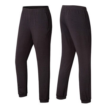 Pantaloni lunghi da jogging maschili in 80% cotone in linea