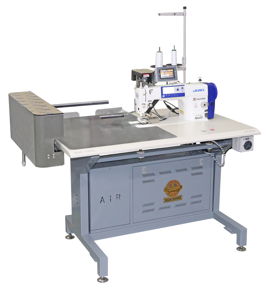 Semi-Automatic Collar and Cuff Topstitching Stacker