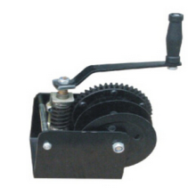 Feeding agriculture hand winch