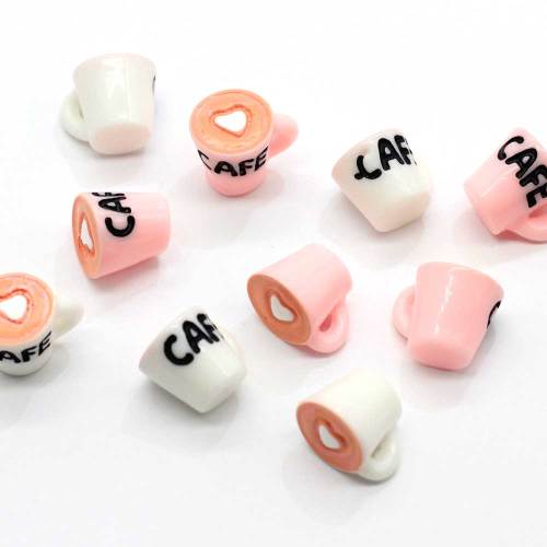 Wholesale Kawaii Coffee Cup Resin Bead Cabochon Photo Props Children Play Dollhouse DIY Ornament Accessories Jewelry Deco Store