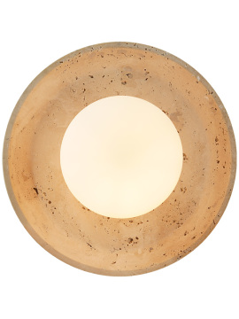Handcrafted Natrual Travertine Stone Wall lamp Light