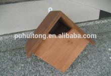 Wooden finch bird nest