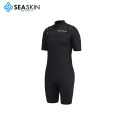 Seaskin Neoprene 2mm Flatlock Shorty Wetsuit untuk Wanita