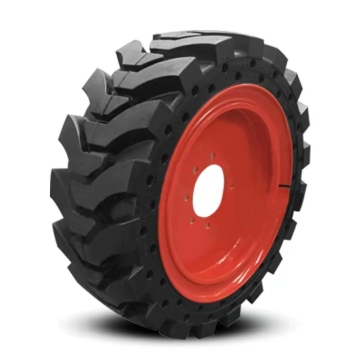 Heavy Duty Solid Skid Steer Tires 10 16.5