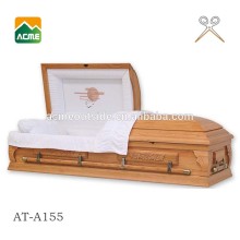 luxury round corner casket supplier