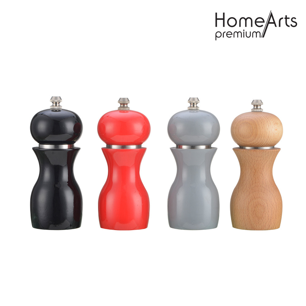 Colorful Wooden Hand Pepper&Salt Mill