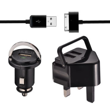 5v Universal Usb Charger Kit With Double Usb For Samsung / Blackberry