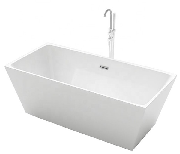 Matte White Tub Best Quality Bathroom Freestanding Bathtubs with Faucet