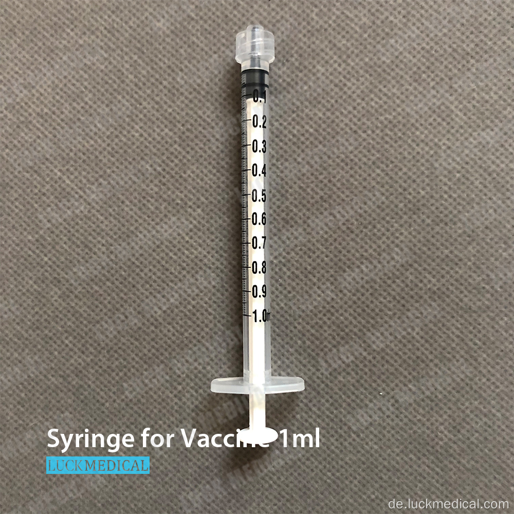 Spritze für Impfstoff Covid 19 1ml
