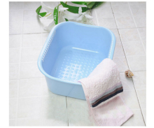 pp Solid color plastic basin/plastic wash basin/square basin
